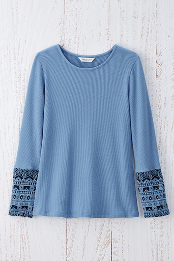 Beyond Borders Waffle Tee
