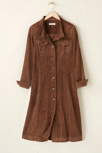 Corduroy Shirtdress