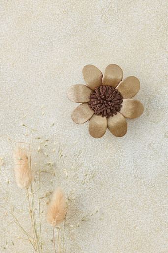 Everbloom Leather Pin