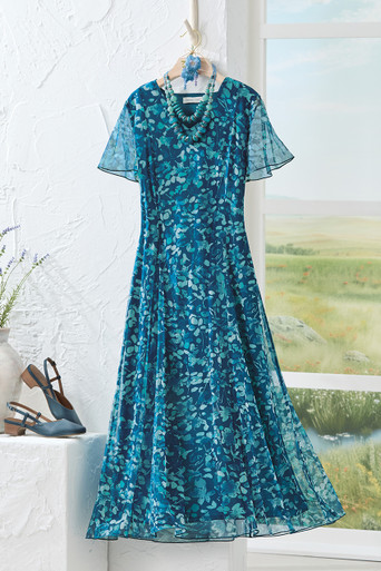 Garden Charm Mesh Dress