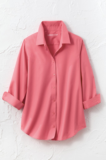 No-Iron 3/4-Sleeve Shirt