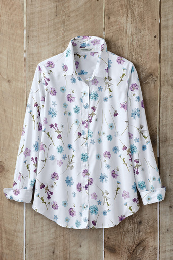 Pressed Petals No-Iron Shirt