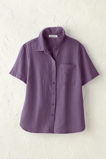 Summer Breeze Gauze Camp Shirt