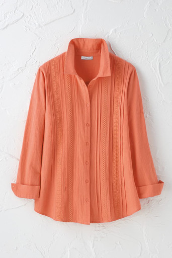 Summer Light Button-Front Tunic
