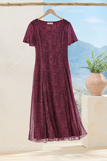 Timeless Charm Mesh Dress
