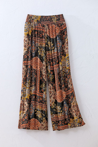 Touch of Tapestry Palazzo Pants